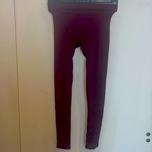 Shapermint leggings in deep magenta size S P in preowned condition